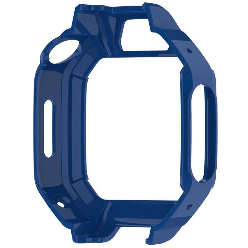 For Huawei Watch Kids X1 / X1 Pro Case Hollow Hard PC Watch Protective Cover with Tempered Glass Screen Protector - Blue