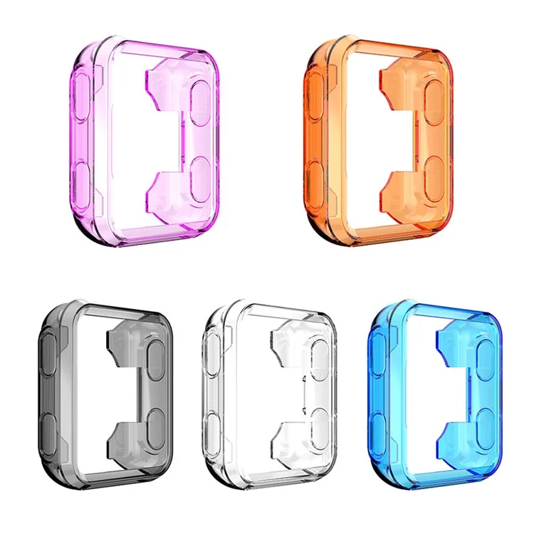 Clear TPU Anti-collision Smart Watch Cover Case Protector Pour Garmin Forerunner 35/30 - Transparent