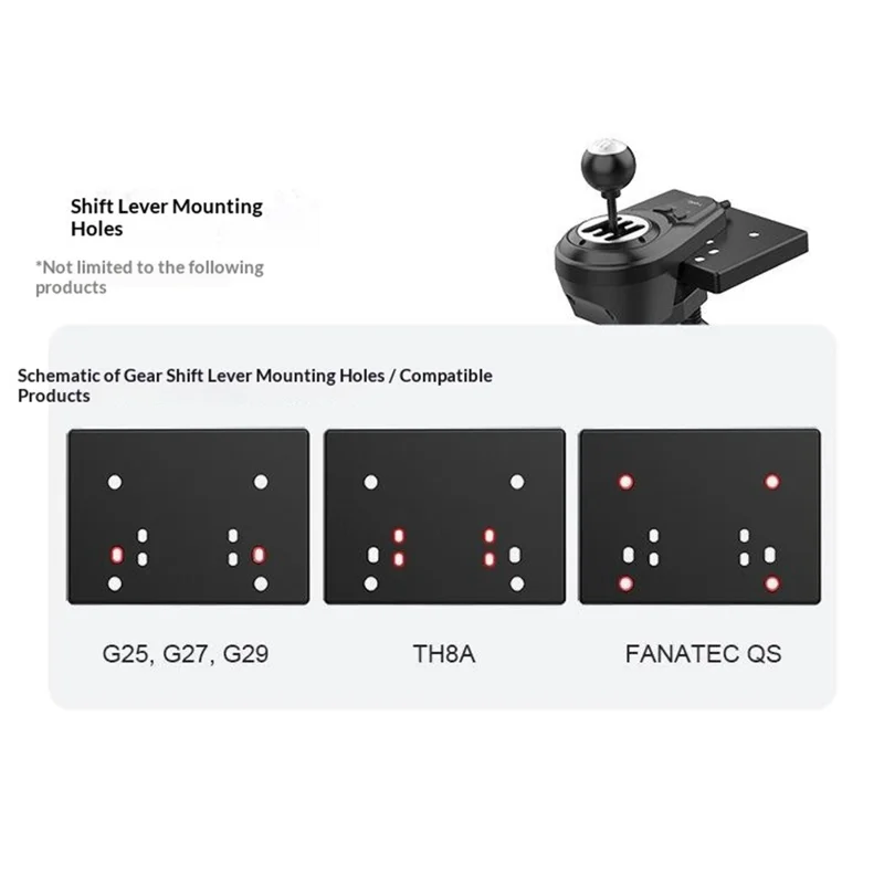 PXN A10 Folding Racing Wheel Stand Multi-Angle Adjustable Non-slip Gaming Cockpit for Home Simulator - Black