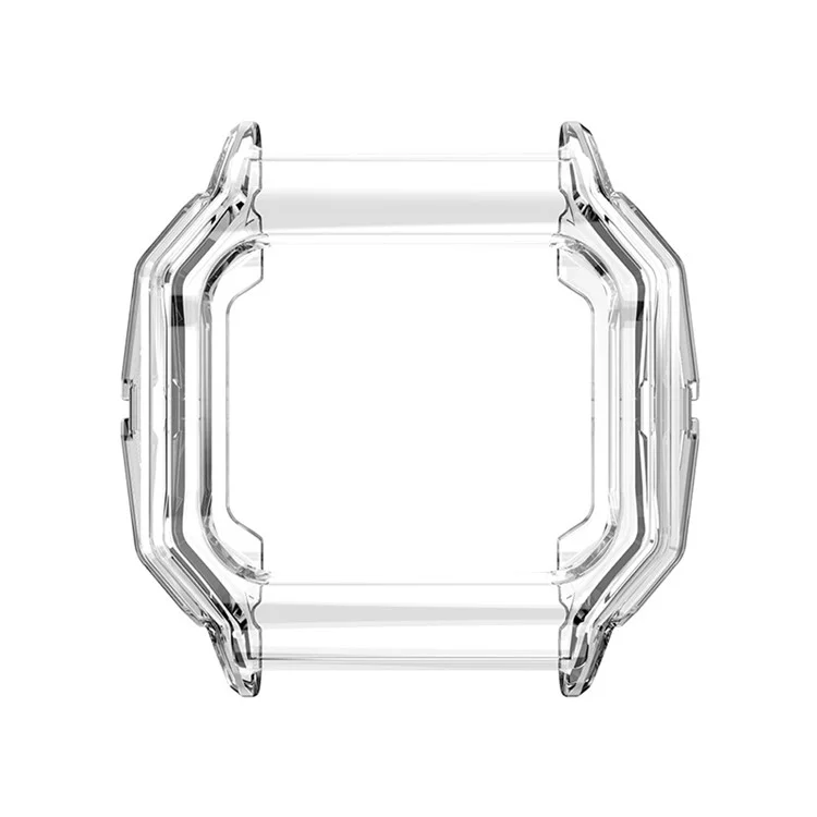 Shockproof Clear TPU Smart Watch Cover Case Protector for Huami Amazfit Neo - Transparent White