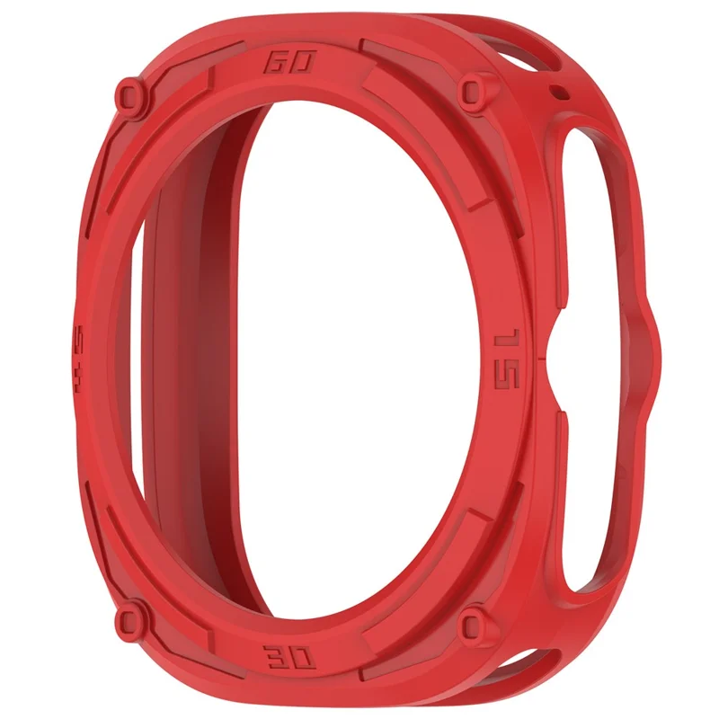 For Samsung Galaxy Watch Ultra (2026) 47mm TPU Case Armor Mecha Shockproof Protective Cover - Red