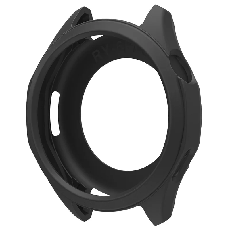 For Honor Watch 6 Plus Protective Case Silicone Anti Scratch Watch Cover - Black