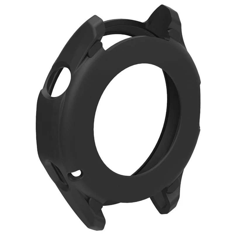 For Honor Watch 6 Plus Protective Case Silicone Anti Scratch Watch Cover - Black