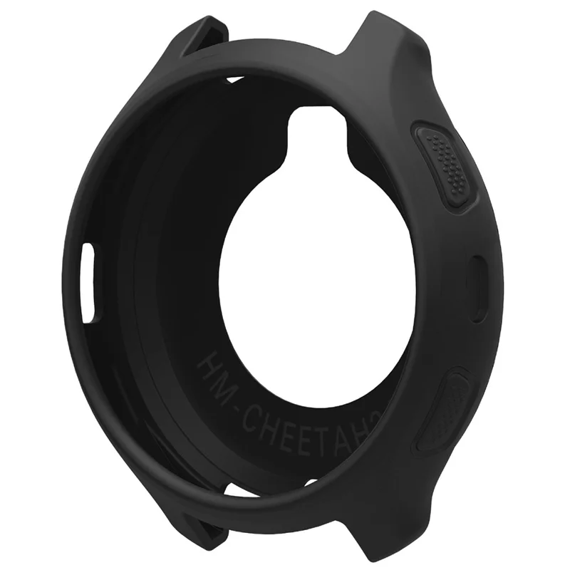 For Huami Amazfit Cheetah 2 Pro Protective Case Silicone Anti Scratch Watch Cover - Black