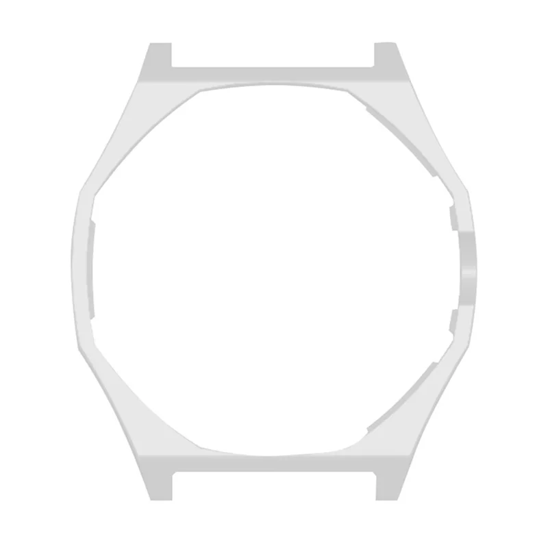 For Swatch Royal Pop Case 22mm Strap Interface PC Watch Protective Cover - White
