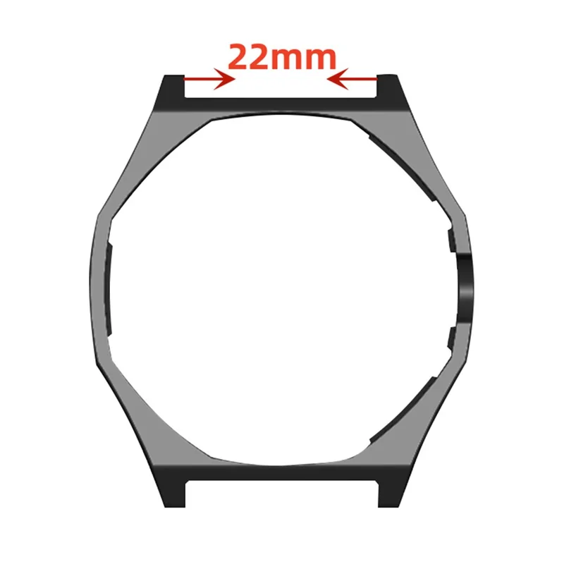 For Swatch Royal Pop Case 22mm Strap Interface PC Watch Protective Cover - White