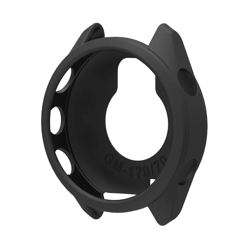 For Garmin Forerunner 170 / Forerunner 70 Watch Case Scratch Resistant Silicone Protective Cover - Black