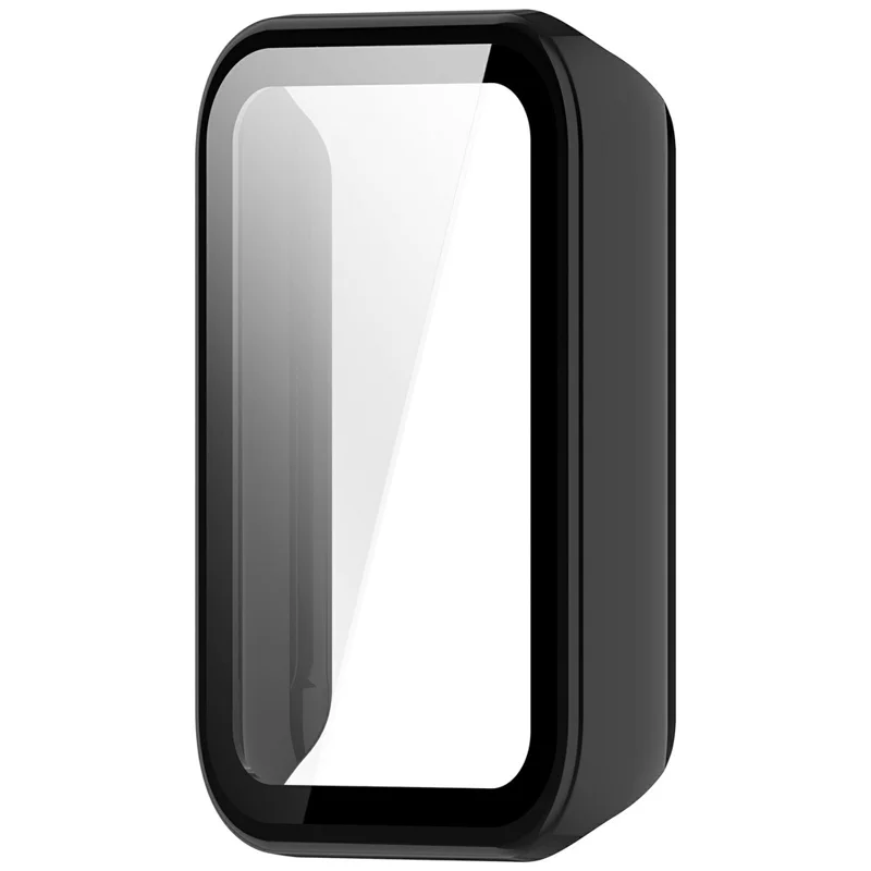For Honor Band 11 Pro Protective Case PC + Tempered Glass Full Coverage Screen Protector Watch Cover - Black