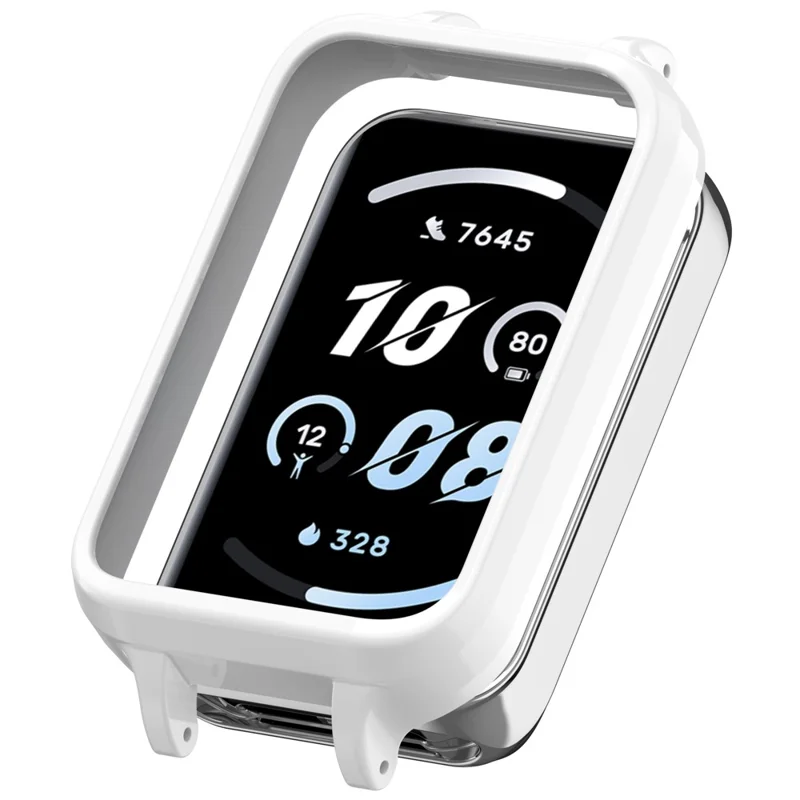 12mm Smart Watch Case for Honor Band 11 / 10 Lightweight PC Protective Frame - White