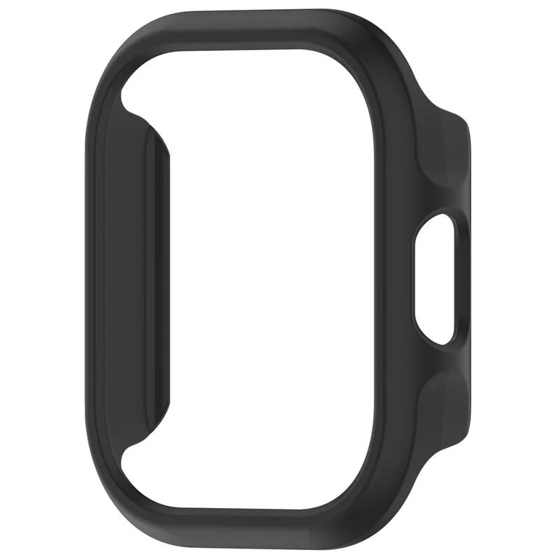 For Xiaomi Redmi Watch 6 Lite Watch Case Half-Wrapped Hollow Hard PC Protective Cover - Black