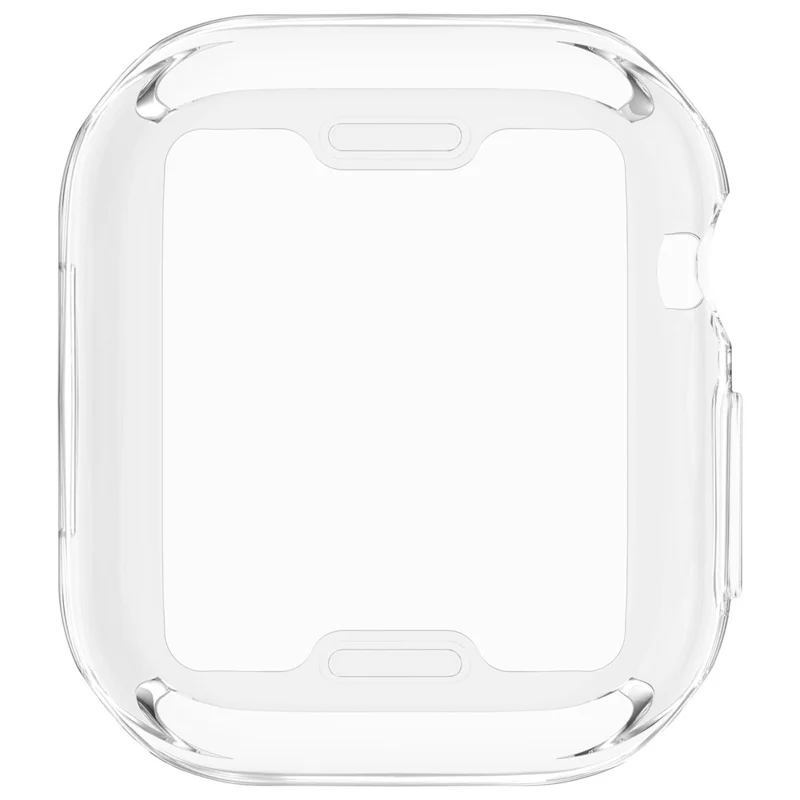 For Apple Watch Series 12 46mm Watch Case TPU Full Cover Protector - Transparent