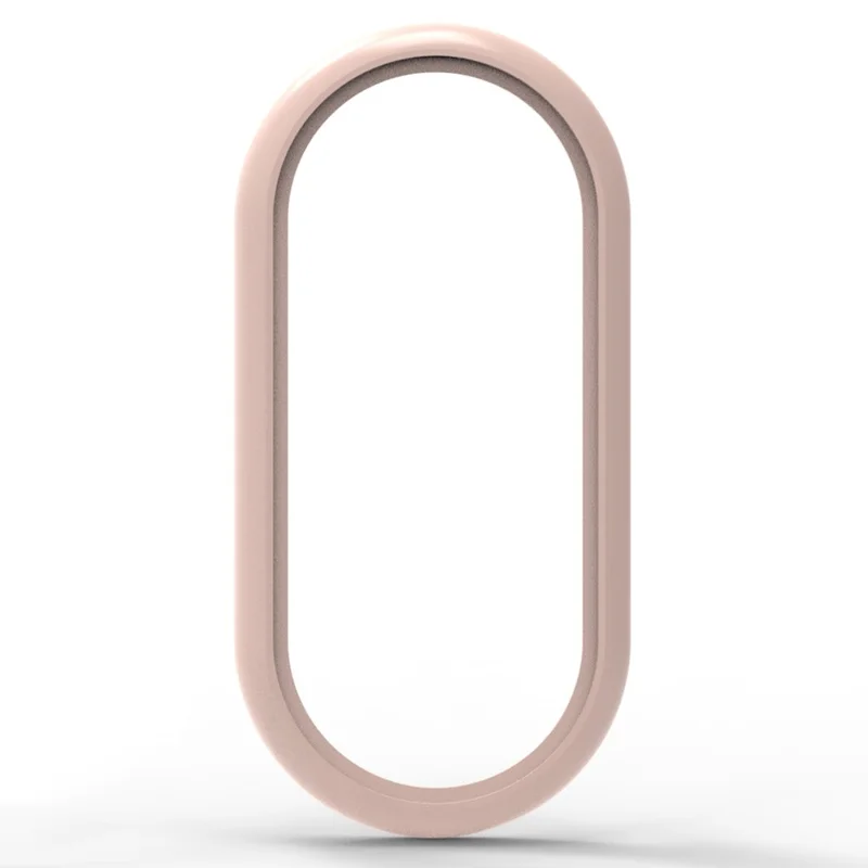 For Xiaomi Smart Band 11 / Band 11 NFC Case Hollow Half Coverage Protective Watch Cover - Pink