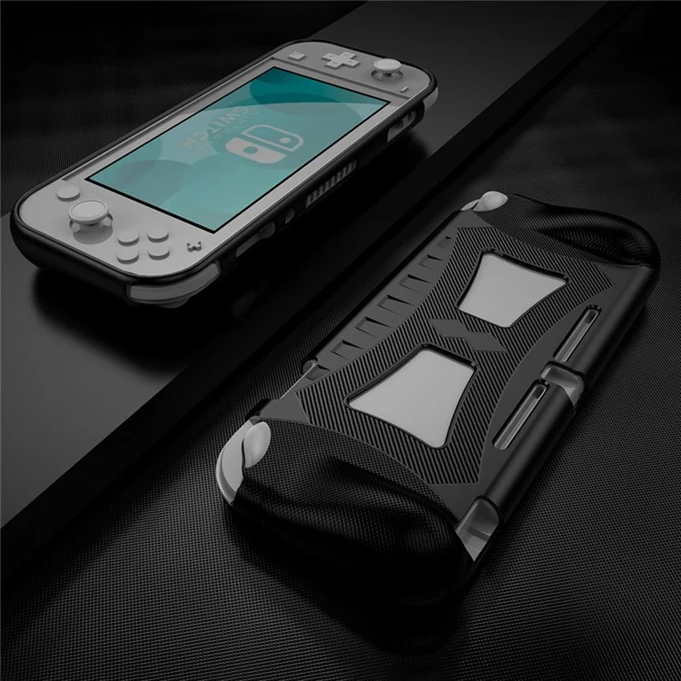 Anti Fall Soft TPU Protective Case Cover for Nintendo Switch Lite - Black