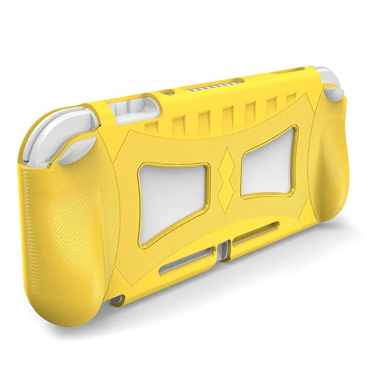 Anti Fall Soft TPU Protective Case Cover for Nintendo Switch Lite - Yellow