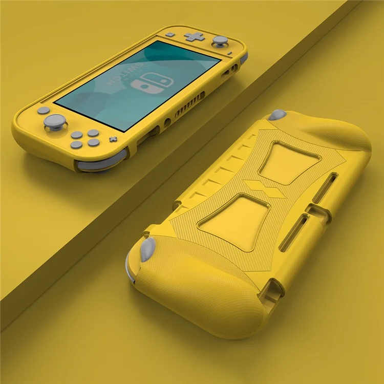 Anti Fall Soft TPU Protective Case Cover for Nintendo Switch Lite - Yellow