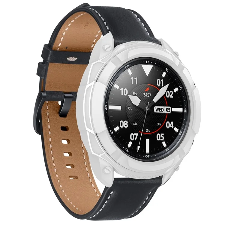 Smart Watch Protective TPU Frame Case Cubre Para Samsung Galaxy Watch3 41 mm - Blanco