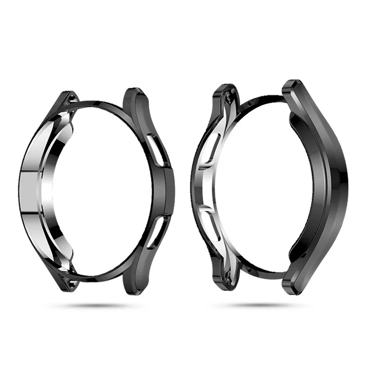 Clear TPU TPU Compatível Com Choque Embrulhado Tampa da Estrutura de Proteção Para Samsung Galaxy Watch4 44mm - Transparente