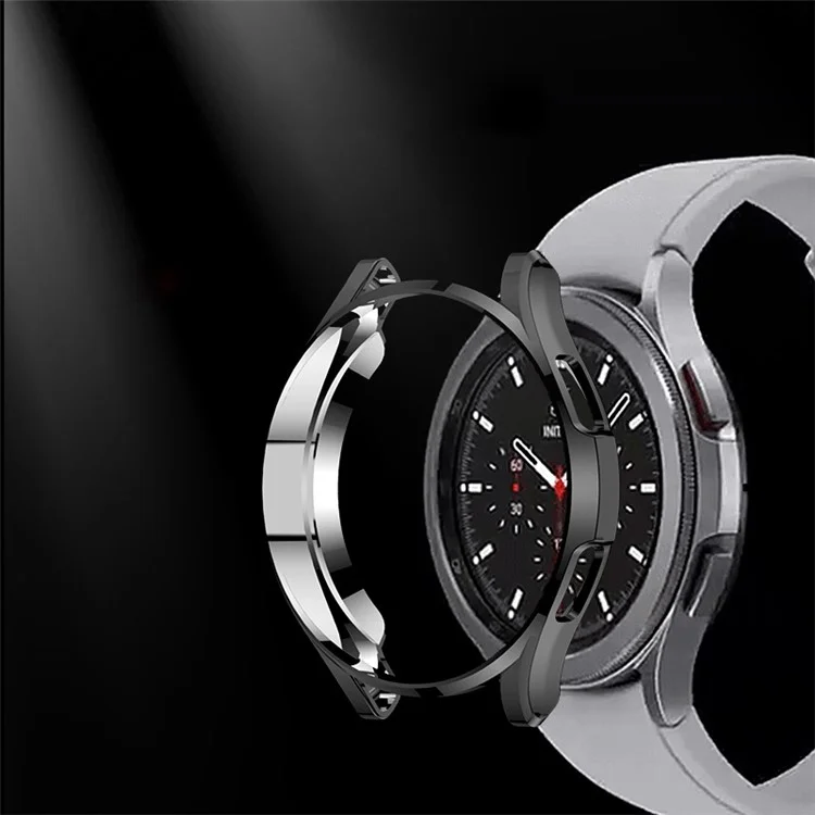 Étui de protection complète en TPU transparent et antichoc pour Samsung Galaxy Watch4 44mm - Transparent