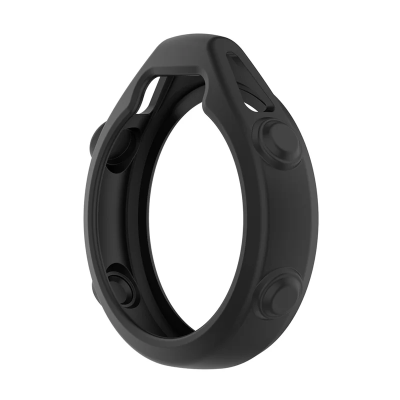 Scratch-Resistant Soft Silicone Bumper Frame Protector Cover for Garmin Approach G12 - Black