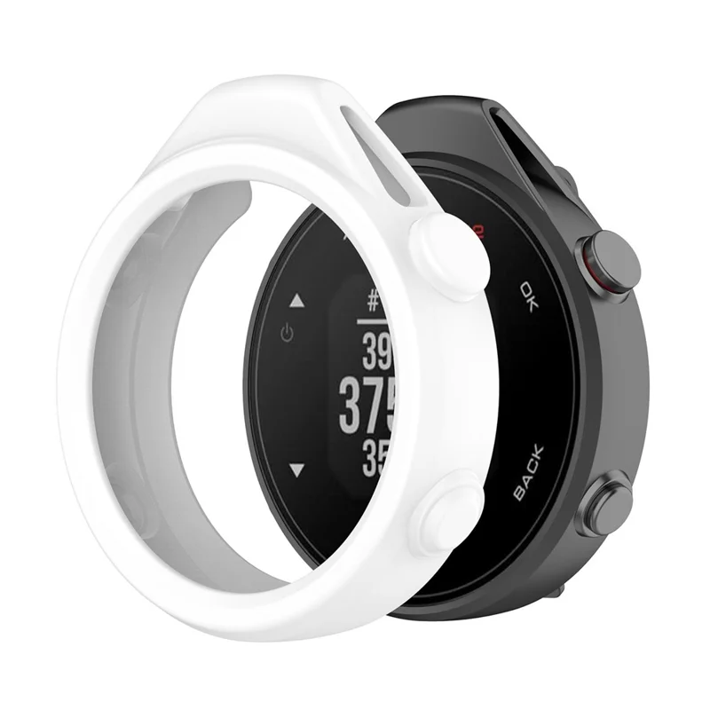 Scratch-Resistant Soft Silicone Bumper Frame Protector Cover for Garmin Approach G12 - White