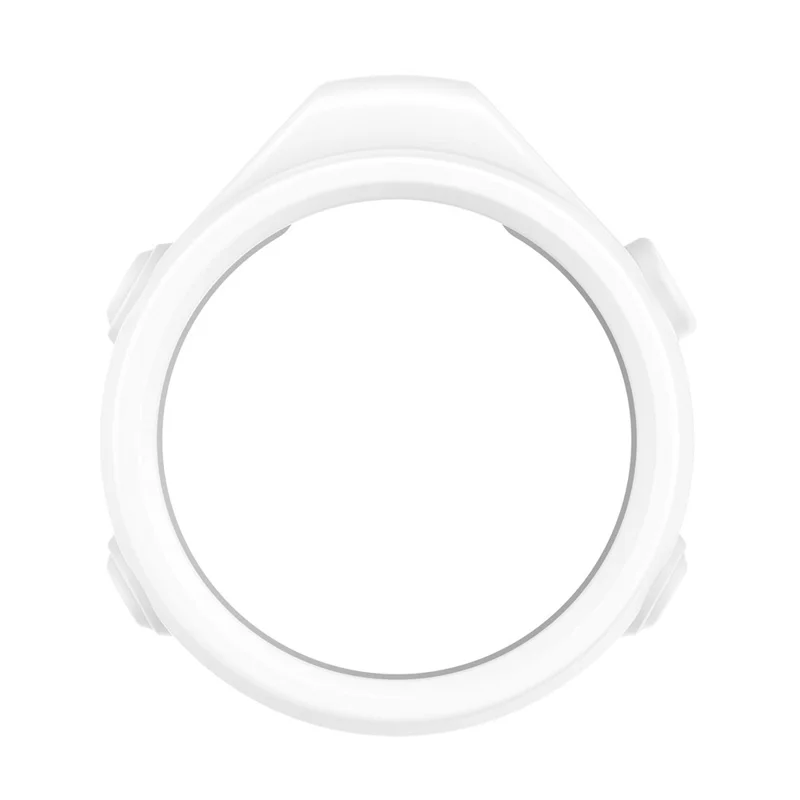Scratch-Resistant Soft Silicone Bumper Frame Protector Cover for Garmin Approach G12 - White