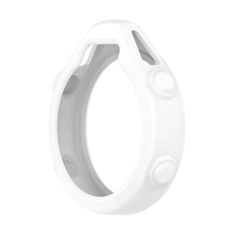 Scratch-Resistant Soft Silicone Bumper Frame Protector Cover for Garmin Approach G12 - White