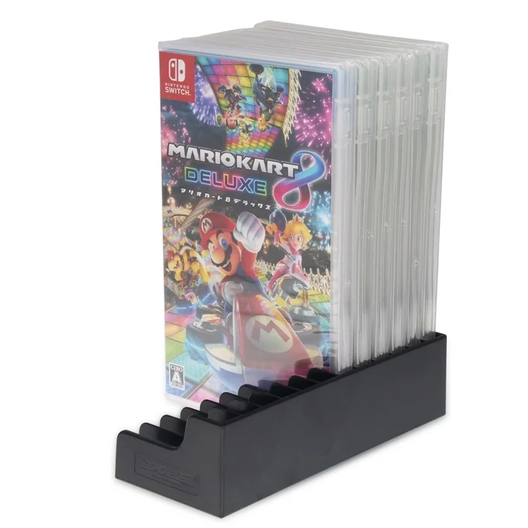 Dobe 2pcs TNS-857 Boîte de Jeu Boîte de Jeu Stand de Stockage Pour Nintendo Switch