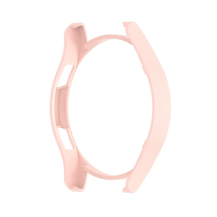 Hard PC Bumper Watch Frame Cover Half-pack Hollowed Protective Case for Samsung Galaxy Watch4 40mm - Pink