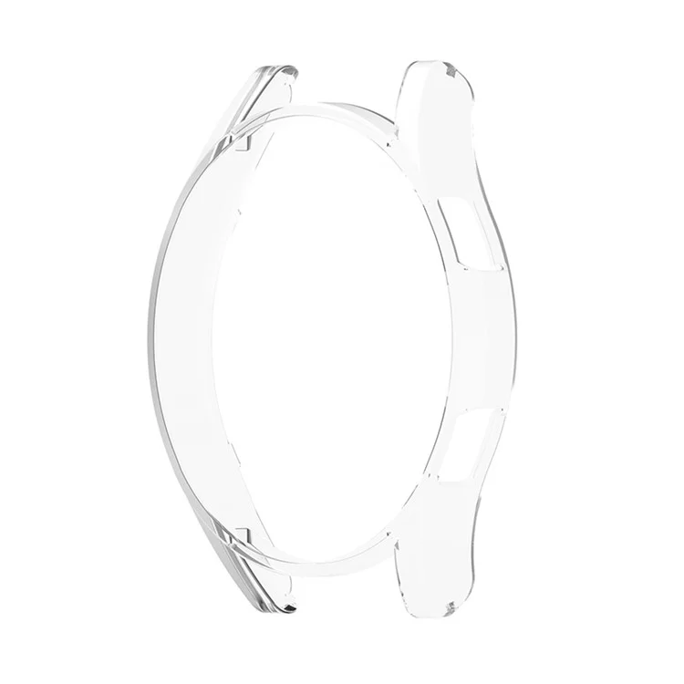 Robus PC Case Ausgehöhlten Halbpackrahmen Clear Protective Cover Für Samsung Galaxy Watch4 40 mm - Transparent Weiß