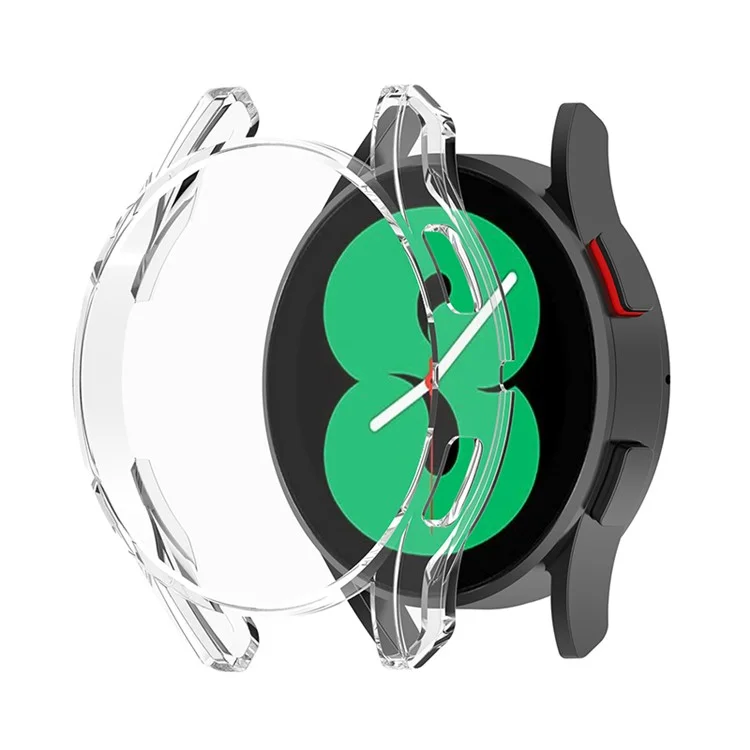 Boîtier transparent de protection en TPU électroplaqué pour Samsung Galaxy Watch4 40mm SM-R860