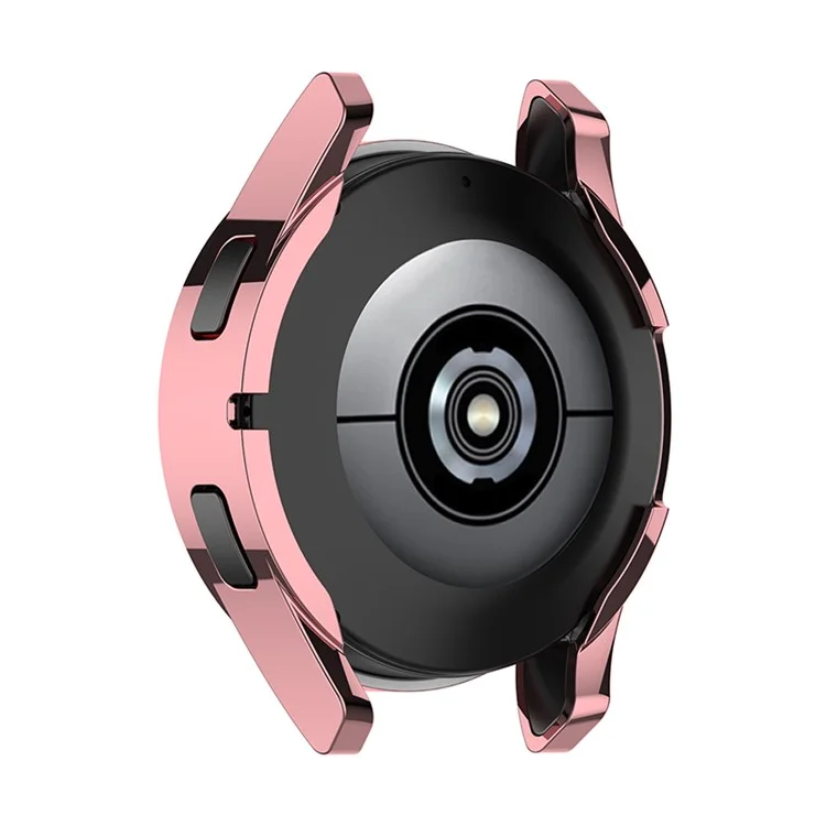 Электролитический TPU чехол-протектор для смарт-часов Samsung Galaxy Watch4 40 мм SM-R860 - розовый