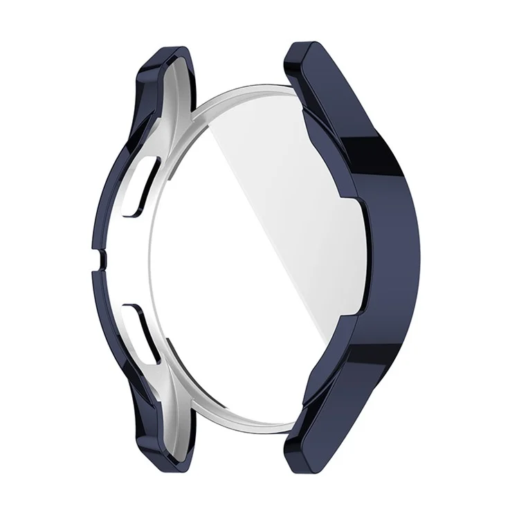 Diseño de Electroplatización TPU Smart Watch Case de Caja Protectora Para Samsung Galaxy Watch4 44 mm SM-R870 - Azul de Medianoche