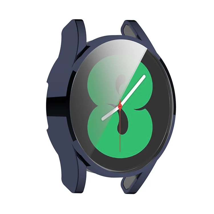 Electroplating Design TPU Smart Watch Protective Case Cover for Samsung Galaxy Watch4 44mm SM-R870 - Midnight Blue