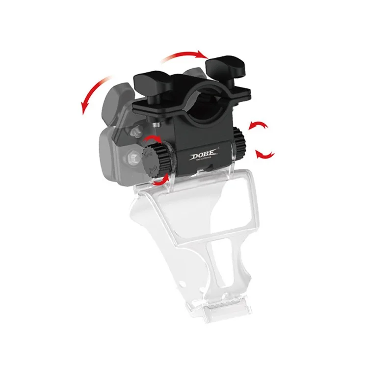 DOBE TP5-0573 Adjustable Game Smoke Pipe Holder Clip Hookah Gamepad Joystick Clamp Bracket for PS5 Wireless Controller