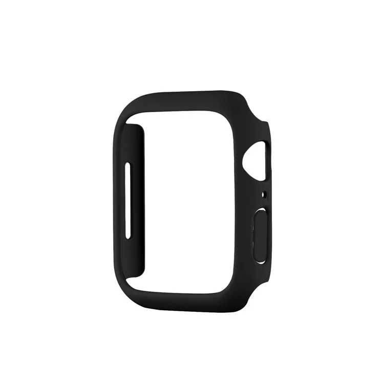 Robuster, hartschaliger PC-Uhrengehäuse-Randrahmen, schützende Abdeckung für Apple Watch Series 9 / 8 / 7 45mm - Schwarz