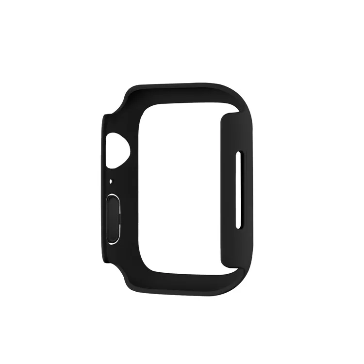 Robuster, hartschaliger PC-Uhrengehäuse-Randrahmen, schützende Abdeckung für Apple Watch Series 9 / 8 / 7 45mm - Schwarz