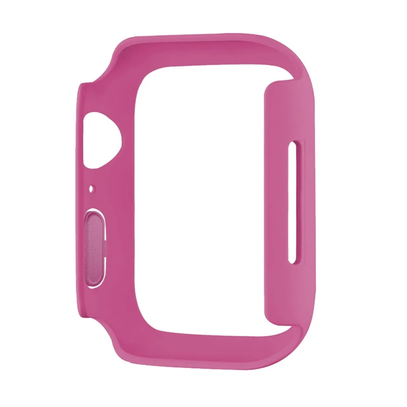 Hard PC Rubberized Watch Case Frame Cover for Apple Watch Series 9 / 8 / 7 41mm - Rose