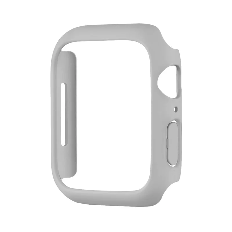 Harte PC gummierte Uhrengehäuseabdeckung für Apple Watch Series 9 / 8 / 7 41 mm – Hellgrau