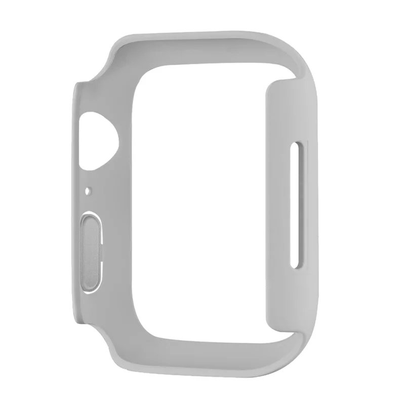 Harte PC gummierte Uhrengehäuseabdeckung für Apple Watch Series 9 / 8 / 7 41 mm – Hellgrau