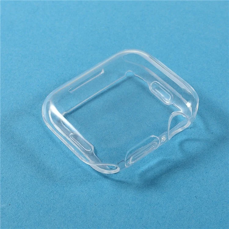 Für Apple Watch Series 9 / 8 / 7 41mm Soft TPU Wasserdruck-freie Innen Rundumschutz-Klar Schutzhülle