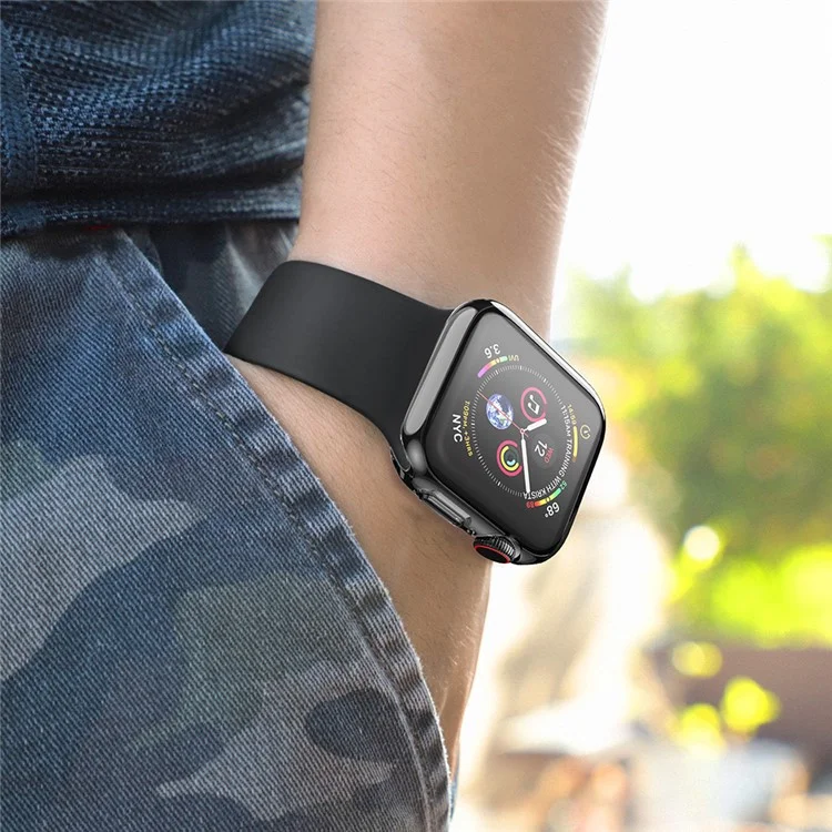 Weiche TPU-Rundumschutzh??lle HD Klar Ultrad??nne Schale f??r Apple Watch Serie 9 / 8 / 7 45mm