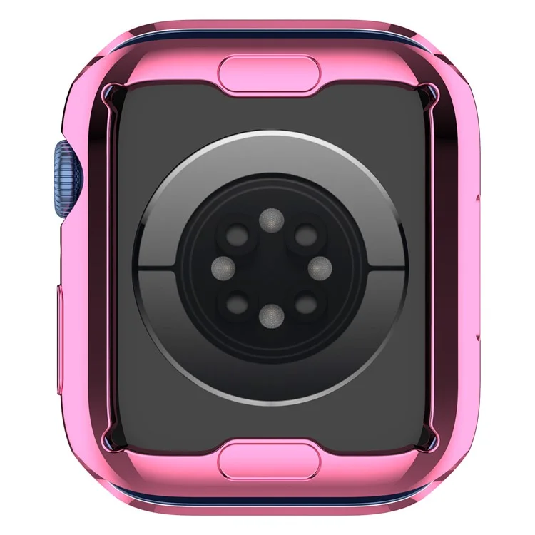 Étui De Montre TPU D'électroplastie Élégante TPU Cas De Protection Pour Apple Watch Series 7 45mm - Rose
