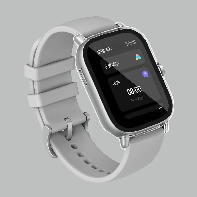 Twarda obudowa PC z pełną ochroną z hartowanym szkłem przeciw zarysowaniom HD do Huami Amazfit GTS 2 – Przezroczysta