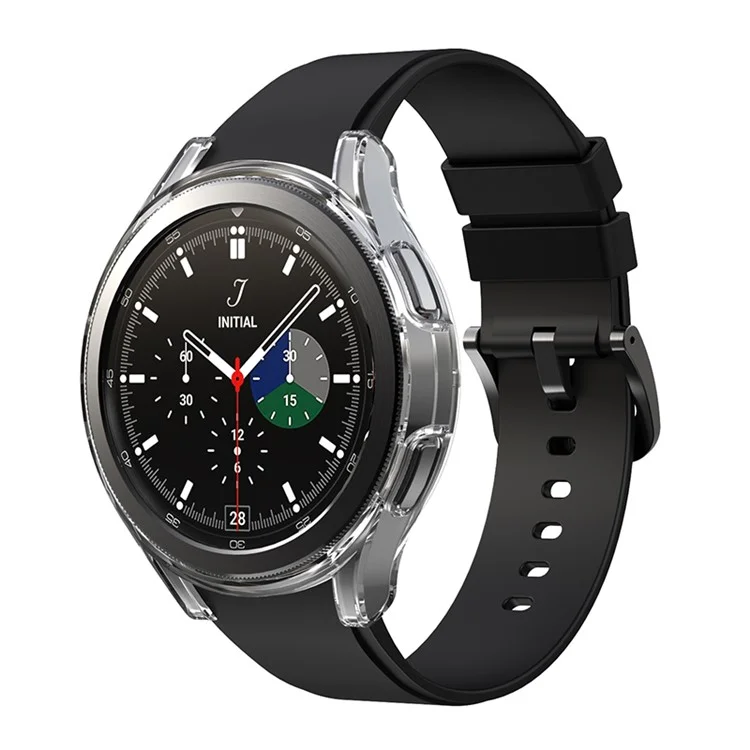 Anti-Scratch Transparent TPU Protective Case Cover für Samsung Galaxy Watch4 Classic 46mm - Transparent