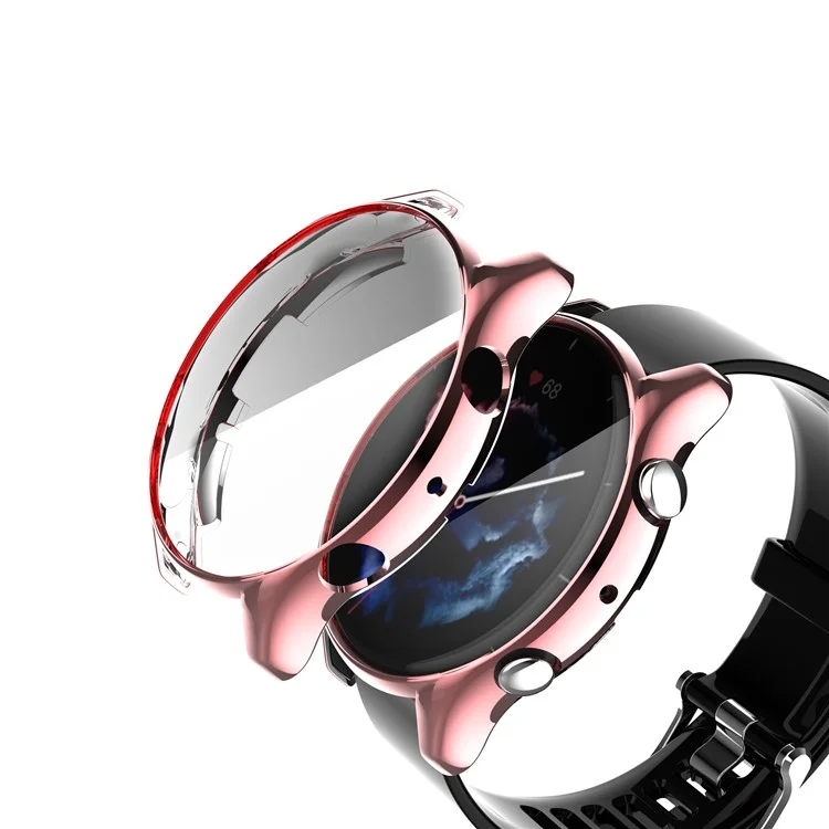 All-around Soft TPU Electropling Topo De Proteção À Prova De Choque Para Huami Amazfit GTR3 / GTR3 Pro - Cor De Rosa