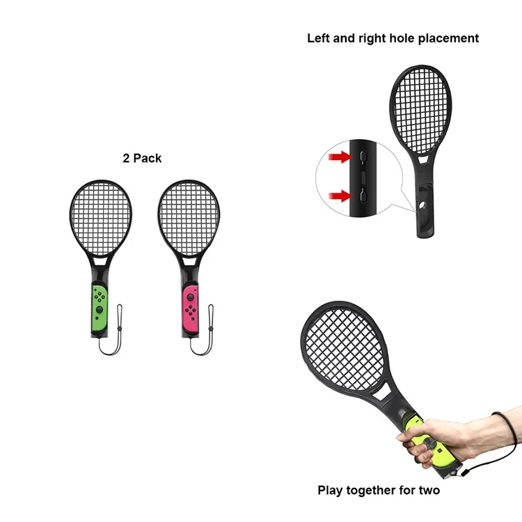 JYS JYS-NS215 10-in-1 Motion Control Grips Holder Golf Clubs Wrist Dance Band Handle Leg Strap Tennis Racket Game Accessories Set for Nintendo Switch