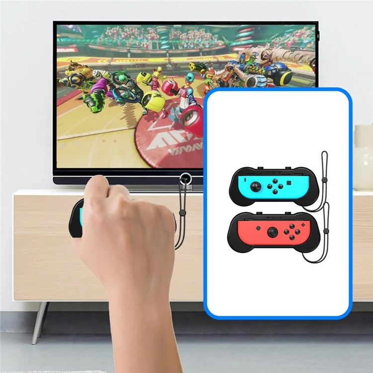 JYS JYS-NS215 10-in-1 Motion Control Grips Holder Golf Clubs Wrist Dance Band Handle Leg Strap Tennis Racket Game Accessories Set for Nintendo Switch