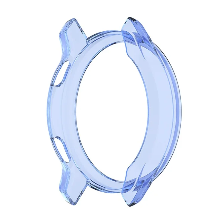 Half Coverage Hollowed Scratch-Free Soft TPU Edge Protective Case Watch for Garmin Venu 2 - Transparent Blue