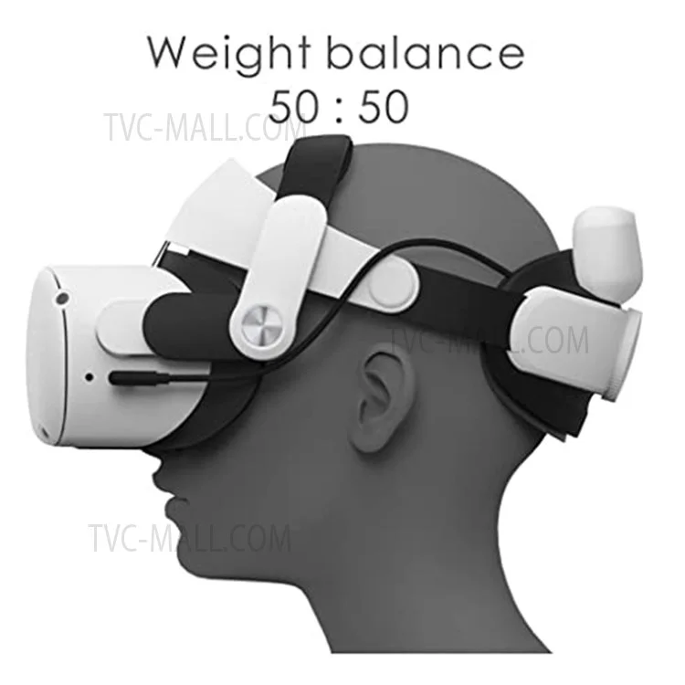 BOBOVR M2 Pro For Oculus Quest 2 Head Strap with 5200mAh Battery Pack, for Enhanced Support and Comfort in VR