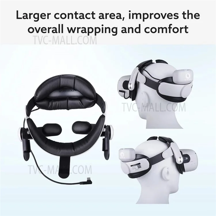 BOBOVR M2 Pro For Oculus Quest 2 Head Strap with 5200mAh Battery Pack, for Enhanced Support and Comfort in VR